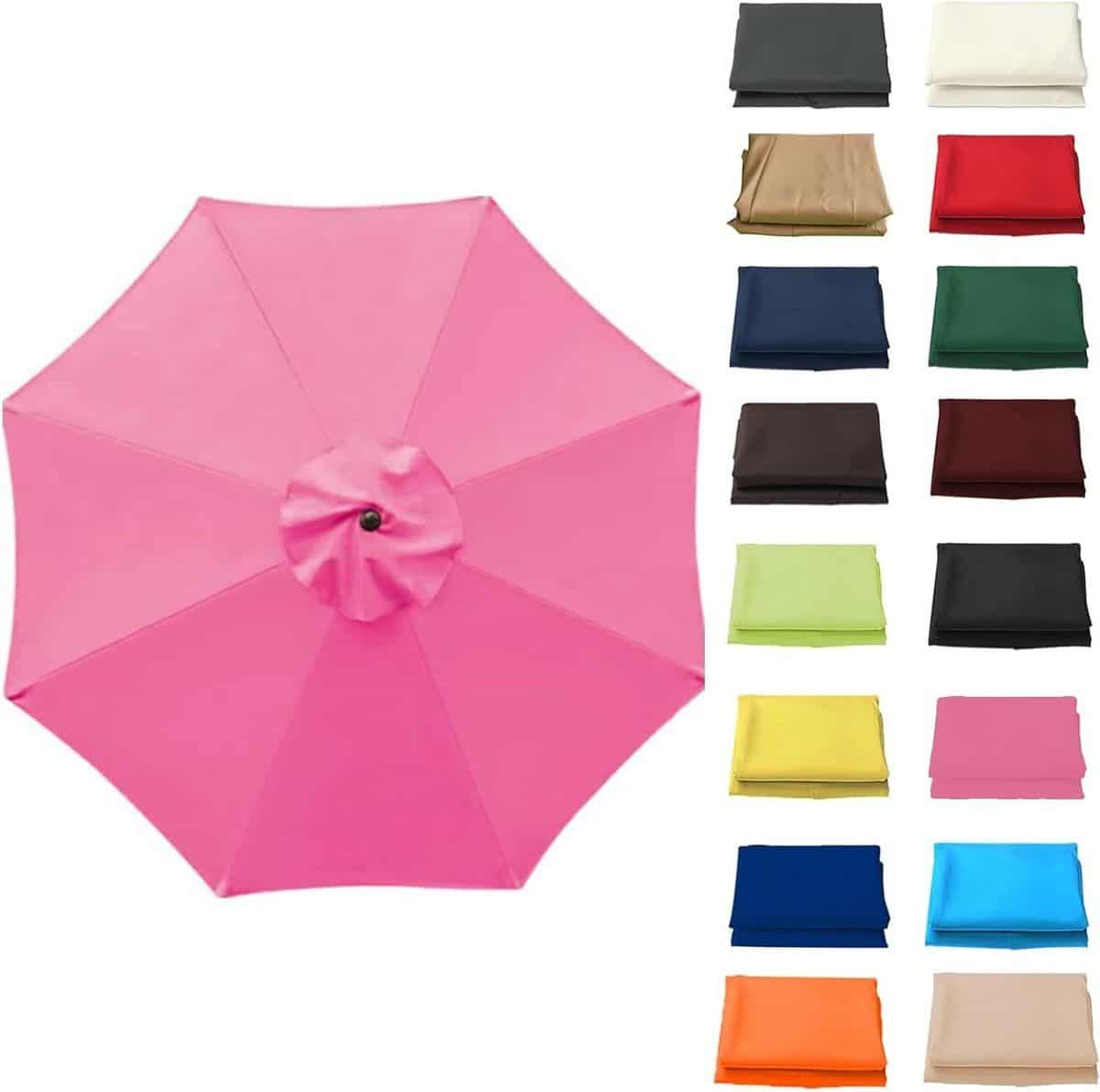 parasol vervangingszeil parasolhoes terras beschermen waterdicht ademend