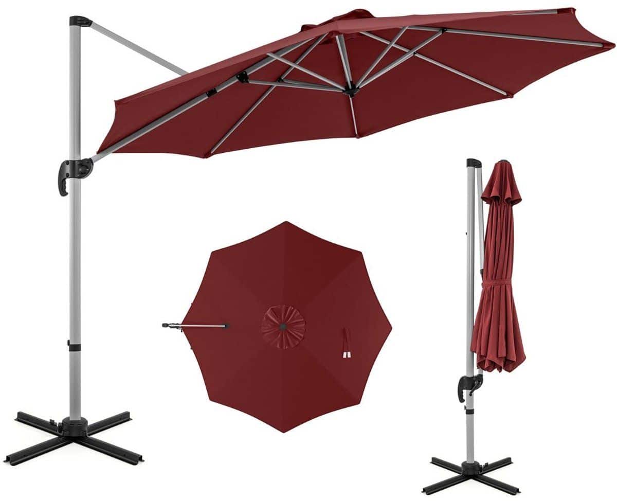 parasol waterdicht & uv beschermend kantelbaar & verstelbaar
