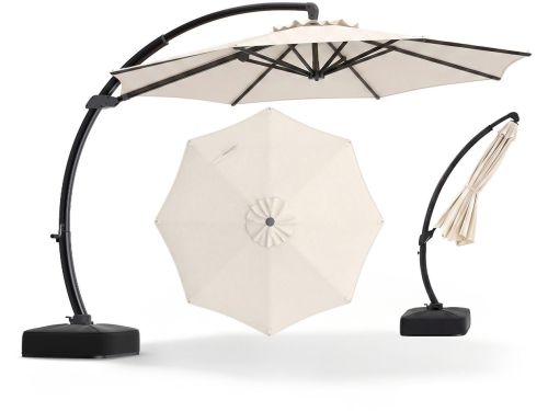 Parasol - Waterdicht & UV-beschermend - Kantelbaar - Luxe Zweefparasol