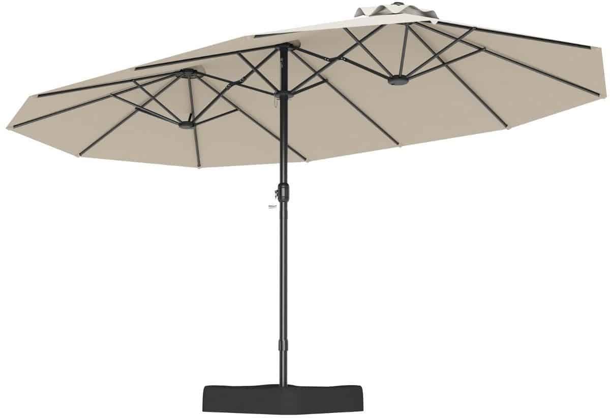 parasol waterdicht & uv beschermend luxe zweefparasol voor tuin