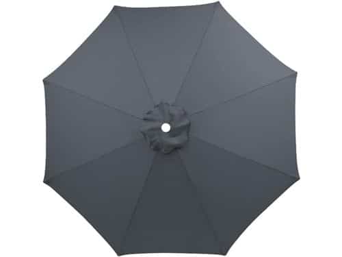 Parasolhoes 3 meter antraciet - Waterdicht vervangingsdoek voor tuinparasol