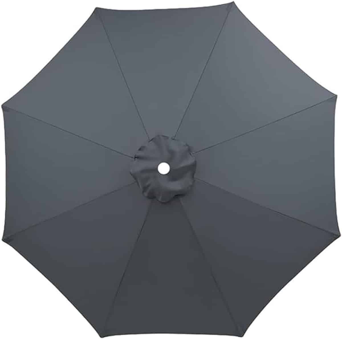 parasolhoes 3 meter antraciet waterdicht vervangingsdoek voor tuinparasol