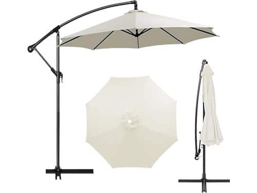 Parasolhoes 3 meter waterdicht - Vervangingsdoek voor tuinparasol - UV