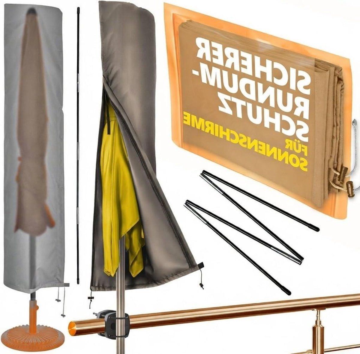 parasolhoes afdekhoes bescherming tuin waterdicht ademend