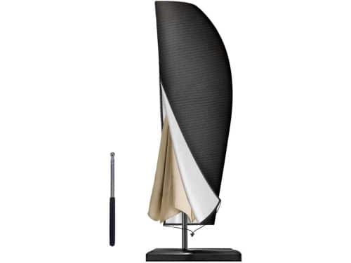 Parasolhoes - Afdekhoes Parasol - Bescherming Buiten - Inclusief Stok