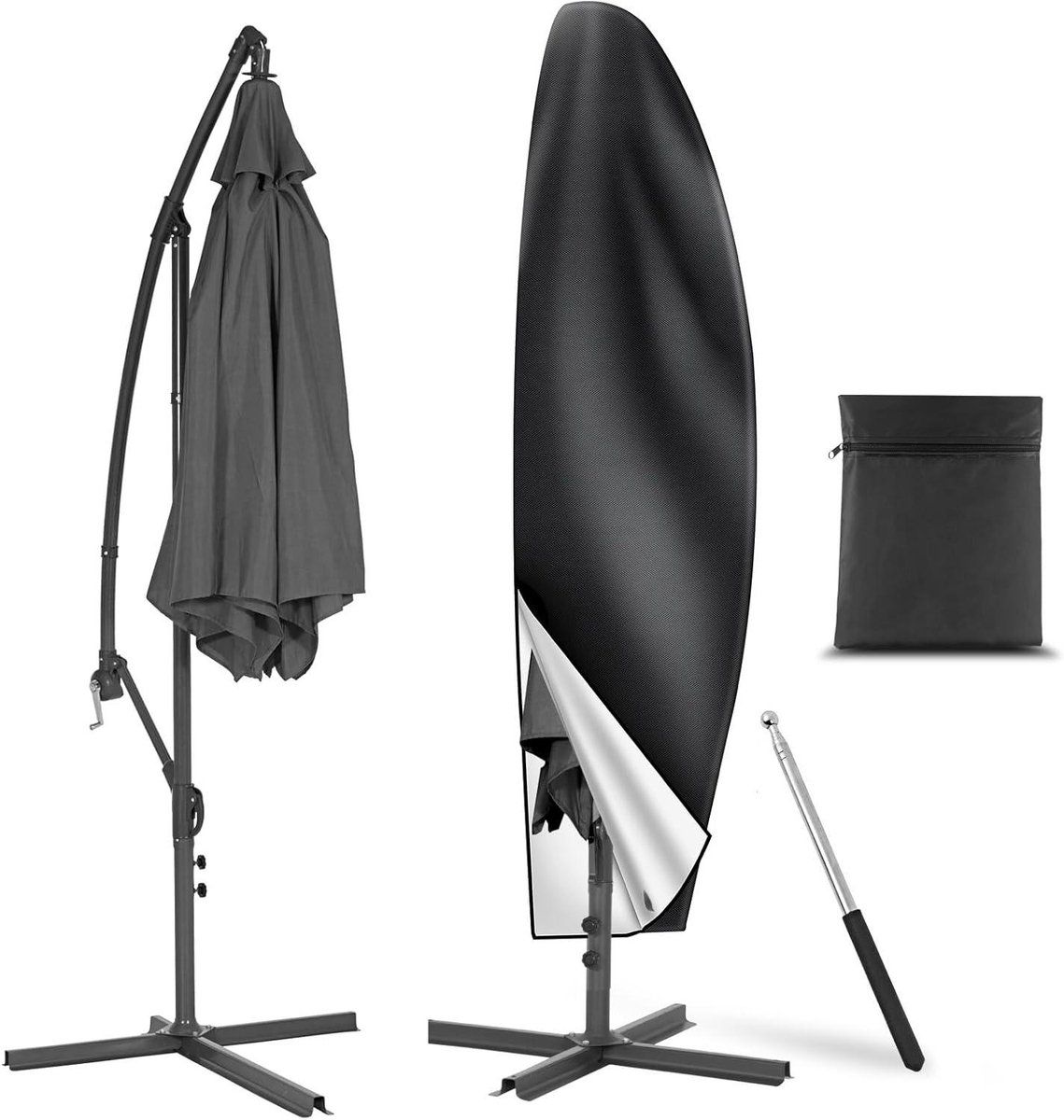parasolhoes beschermhoes tuinmeubelen beschermen waterdicht oxford materiaal