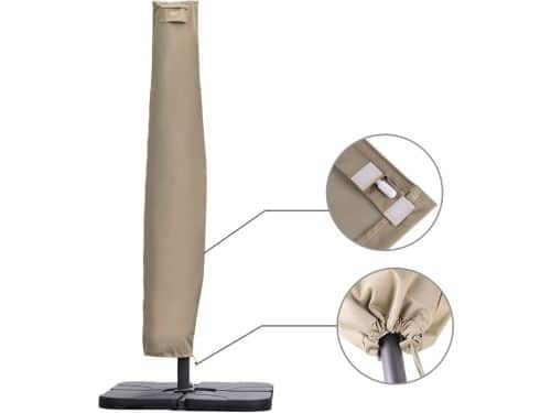 Parasolhoes - Beschermhoes voor parasol 330 cm x 300 cm