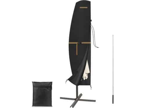 Parasolhoes - Beschermhoes Zweefparasol - Terras Beschermen - Inclusief Telescoopstang