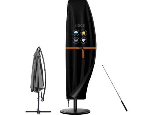 Parasolhoes - Beschermhoes Zweefparasol - Tuinmeubelen Beschermen - Waterdicht 600D