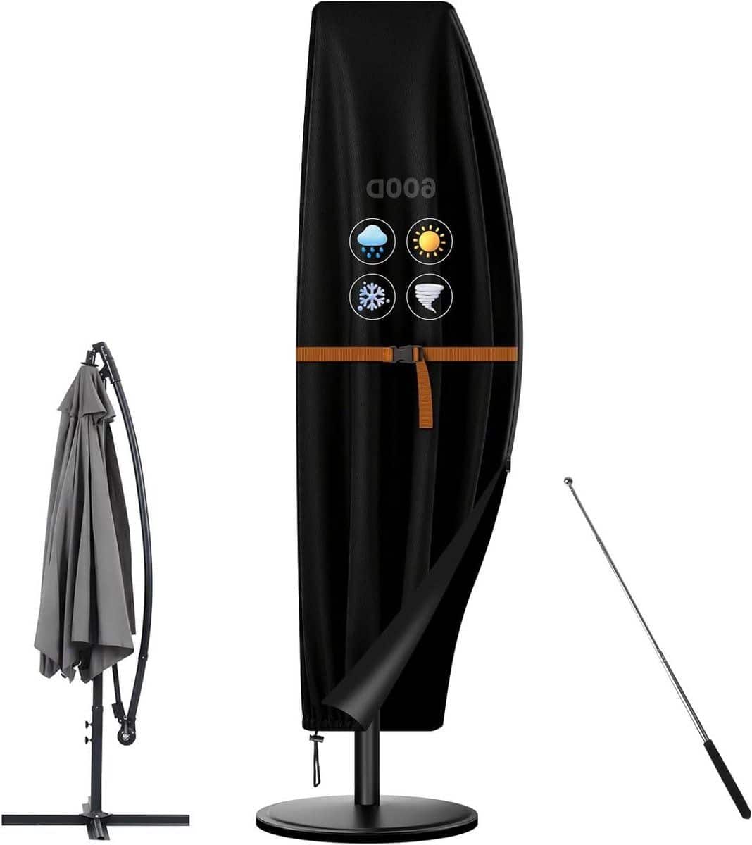 parasolhoes beschermhoes zweefparasol tuinmeubelen beschermen waterdicht 600d