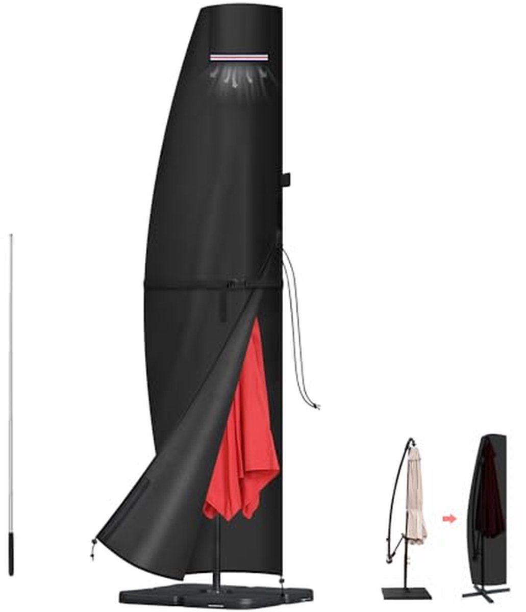 parasolhoes buitenhoes paraplu tuin beschermen waterdicht &