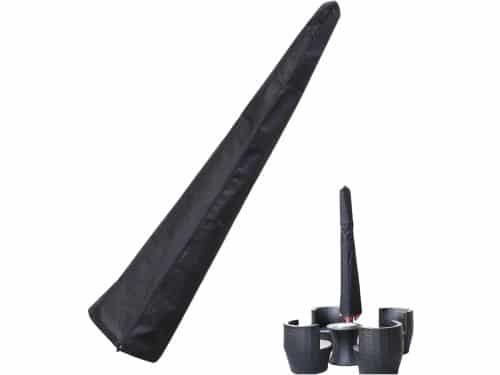 Parasolhoes - Hoes voor zweefparasol - Bescherming buitenmeubels - Windproof