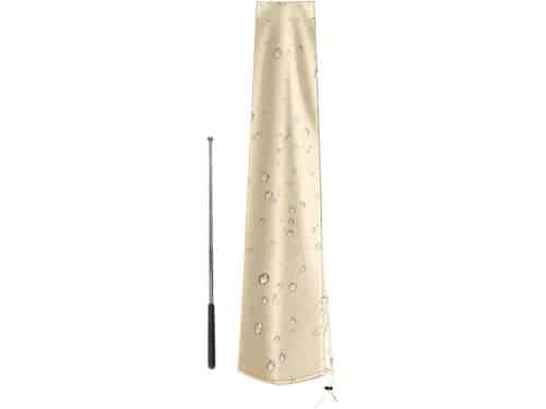 Parasolhoes - Terrashoes - Buitenbescherming - Met telescoopstang - 190