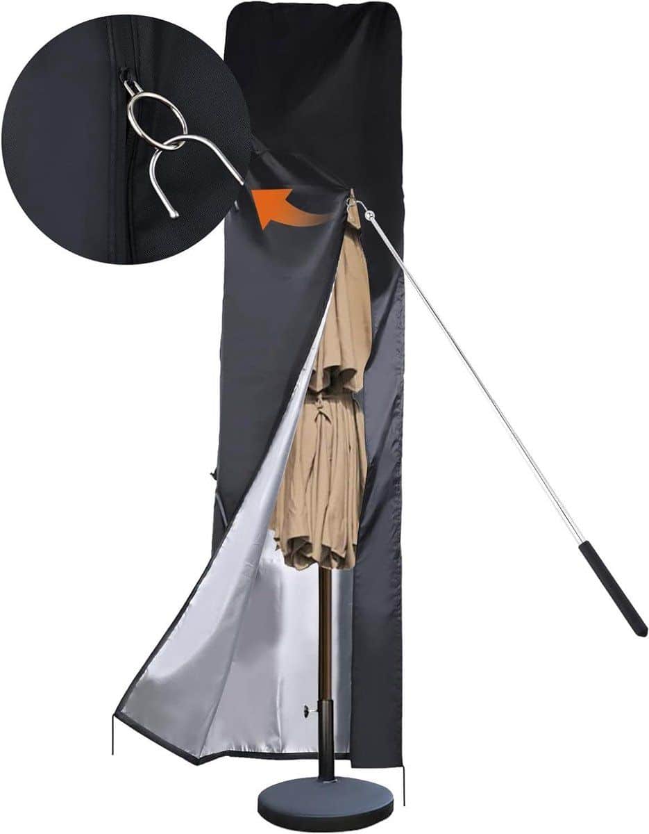 parasolhoes terrasparasol beschermhoes tuinmeubelen beschermen waterdicht oxford