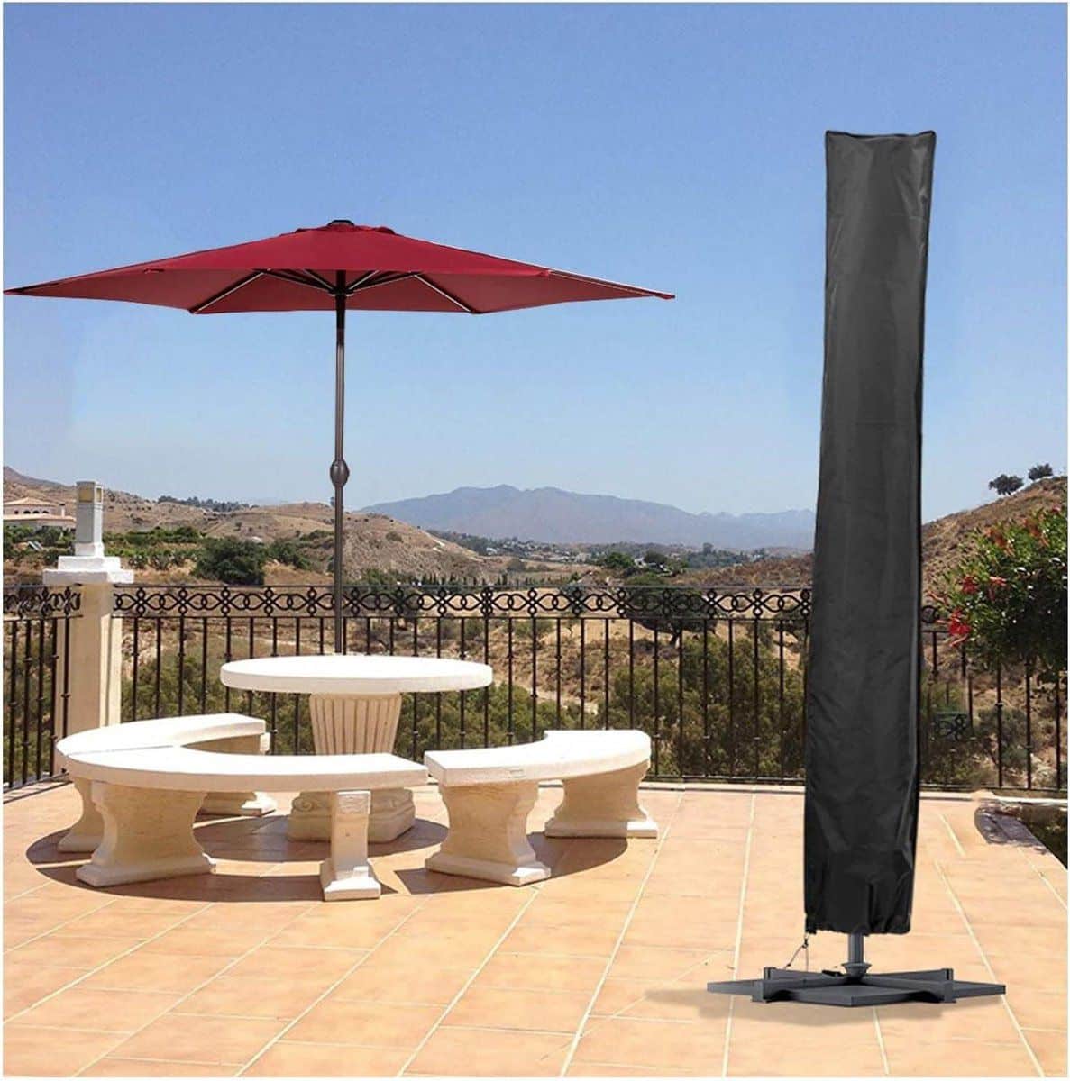 parasolhoes tuinparasol cover bescherming buiten waterdicht oxford