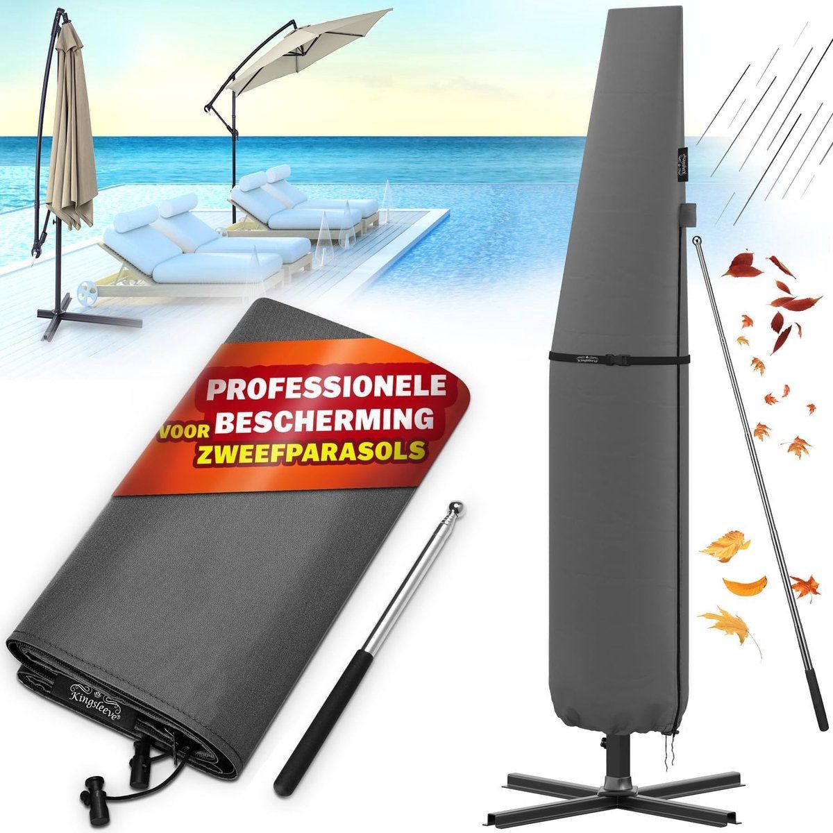 parasolhoes voor zweefparasol parasol hoes staande parasol