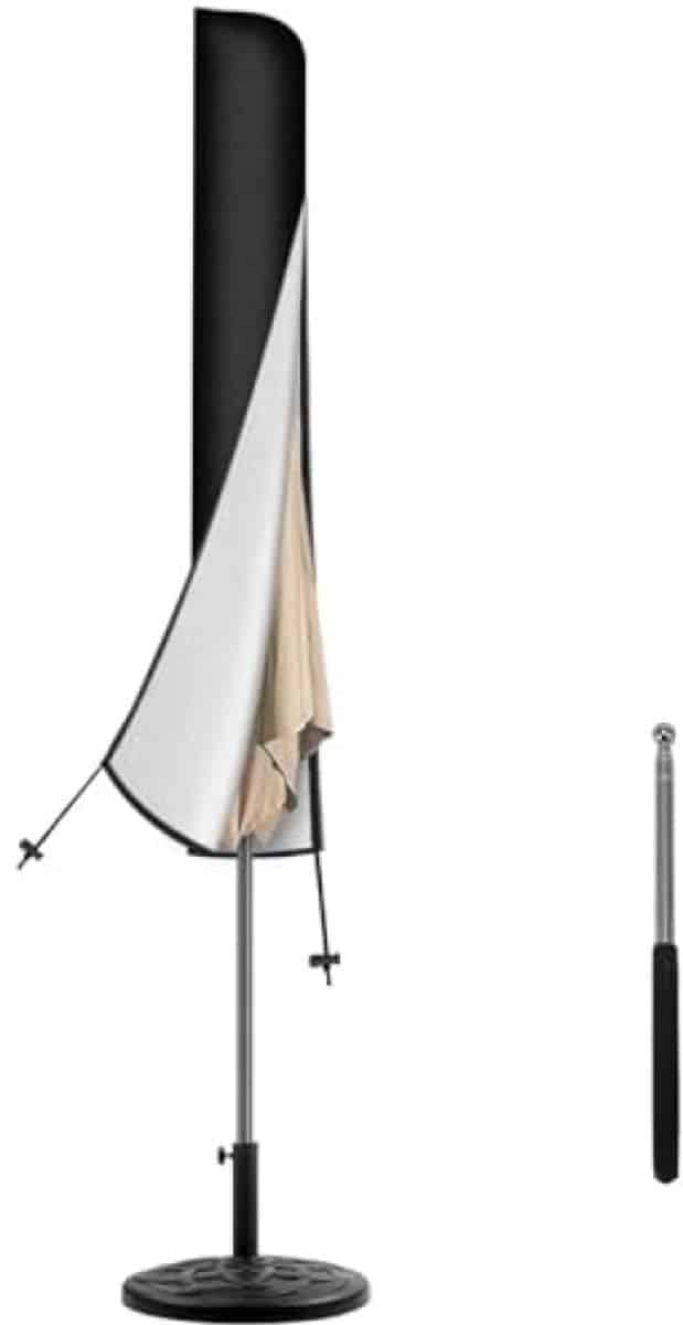 parasolhoes waterdicht 175 x 30,5/36,5 cm beschermhoes voor