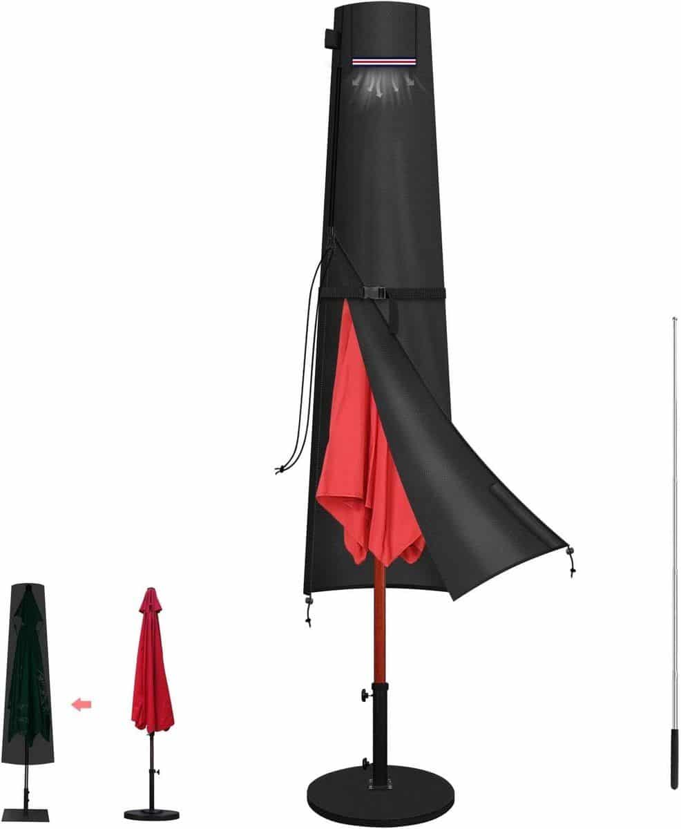 parasolhoes waterdicht beschermhoes tuinparasol bescherming buiten ademend