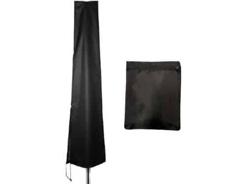 Parasolhoes, waterdicht, grote beschermhoes voor parasol met ritssluiting en verstelbaar