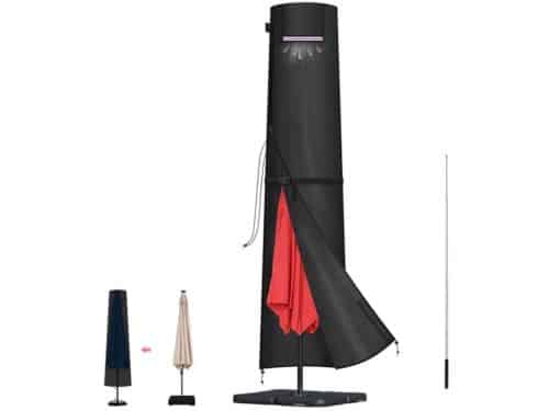 Parasolhoes Waterdicht - Parasolafdekking Hoes - Parasol Beschermen - 420D