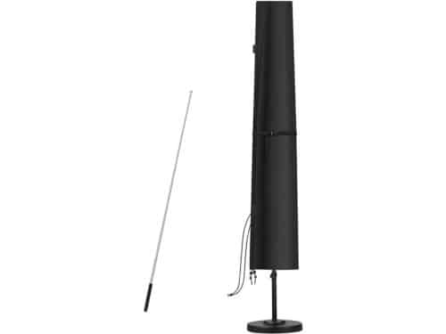 Parasolhoes Waterdicht - Parasolhoes met Rits en Stok - Telescoopstang