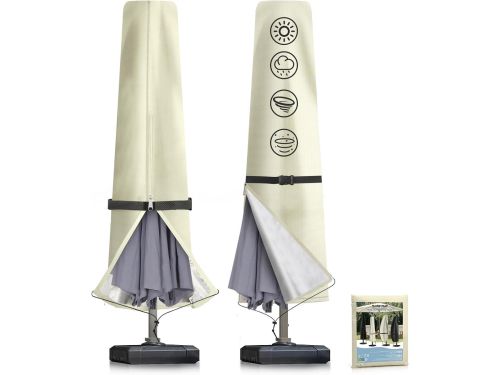 Parasolhoes Waterdicht - Terrasparasolhoes - Parasol Beschermen - 600D Oxford