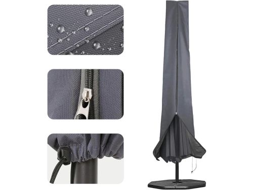 Parasolhoes Waterdicht - Tuinparasolhoes Beschermhoes - Parasol Beschermen - Heavy-Duty