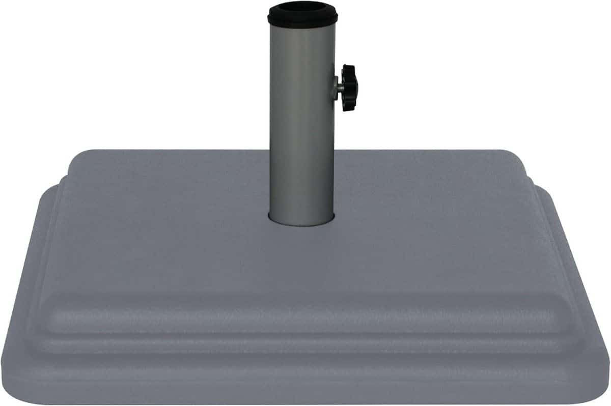 parasolvoet 18 kg voor terrastafel met parasolhouder en klemschroef