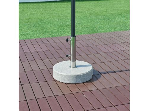 Parasolvoet Graniet - Parasolhouder Rond - Terras Stabiliteit - Verzonken