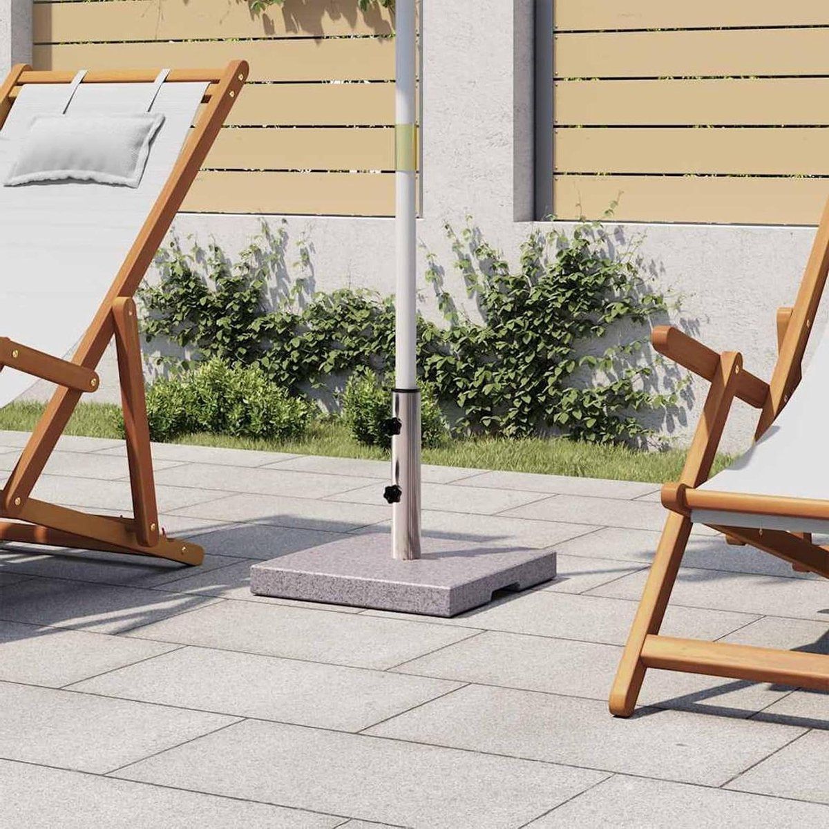 parasolvoet graniet parasolhouder terras buiten zitten stabiele