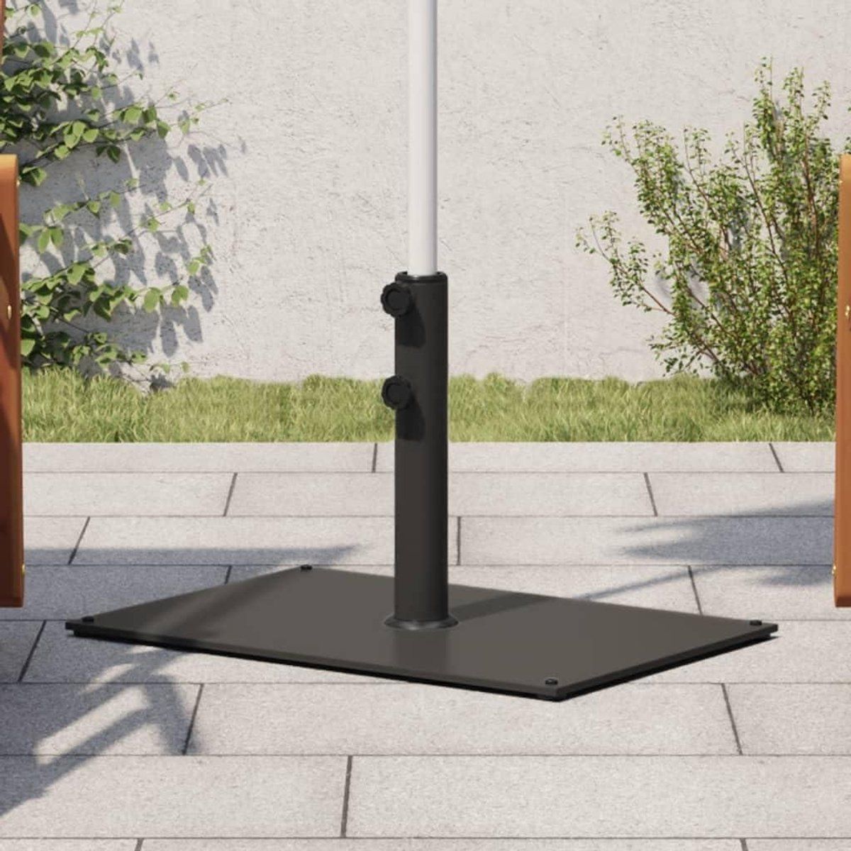 parasolvoet parasolstandaard buiten terras stabiliseren verstelbare buisdiameter