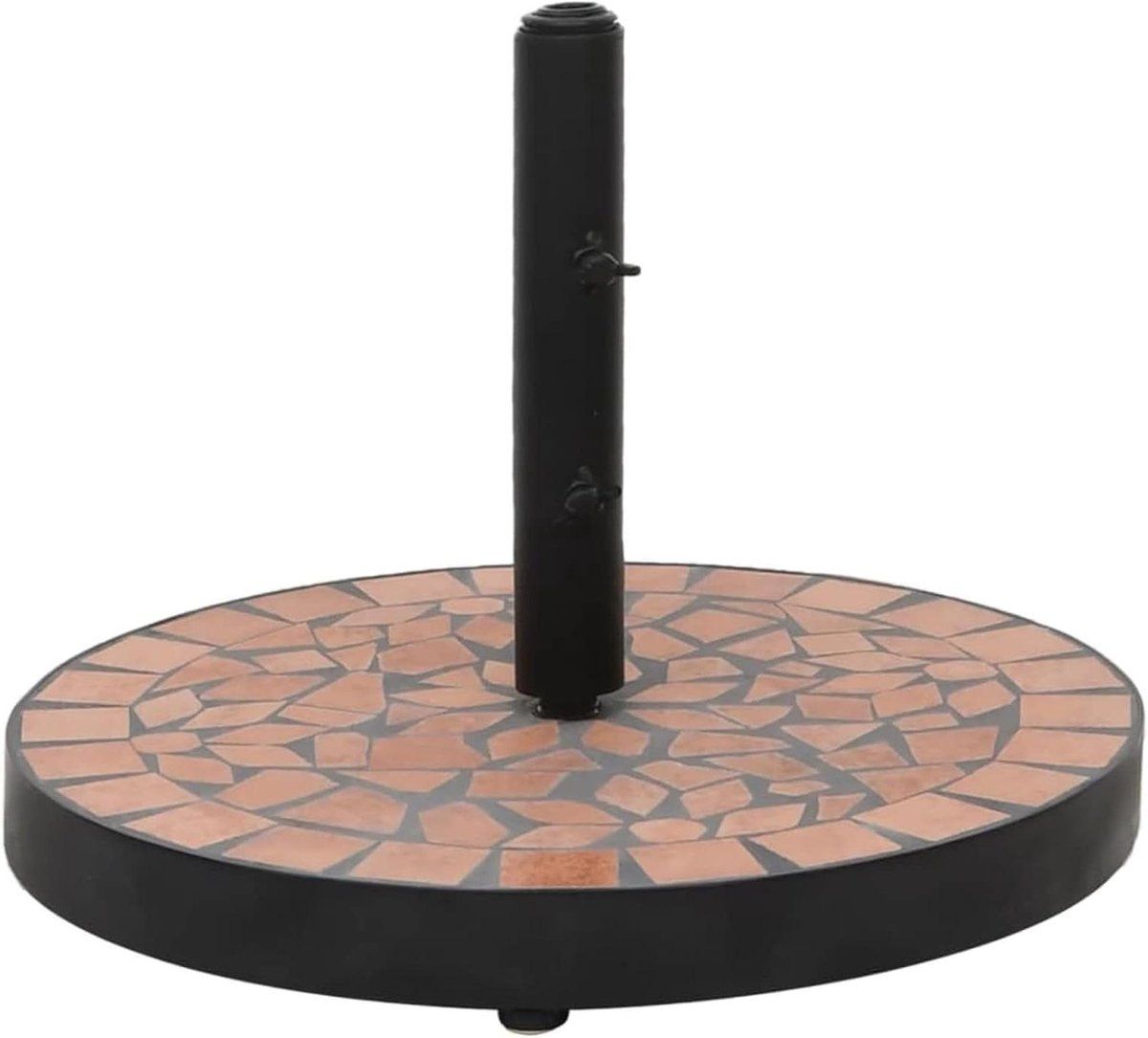 parasolvoet rond parasolstandaard voetstuk terras stabiliseren gepoedercoat