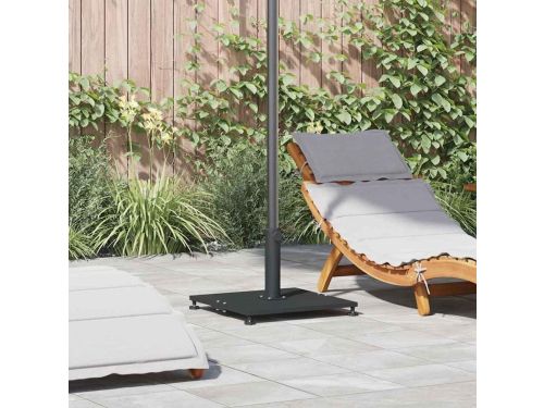 Parasolvoet Staal - Zwarte Voet - Terras Stabiliteit - Modern