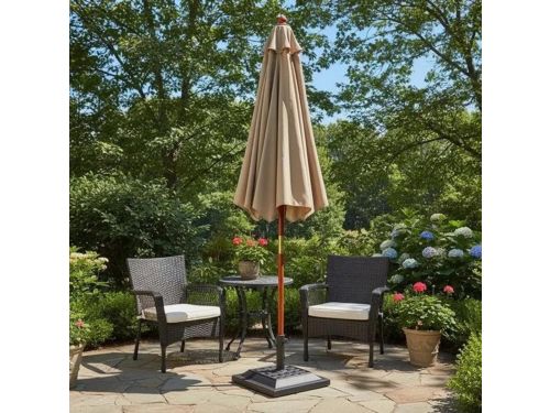 Parasolvoet voor patio met verstelbaar schroefmechanisme voor de tuin