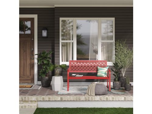 Parkbank 3-zits met Rugleuning en Armleuningen 125x61x86 cm