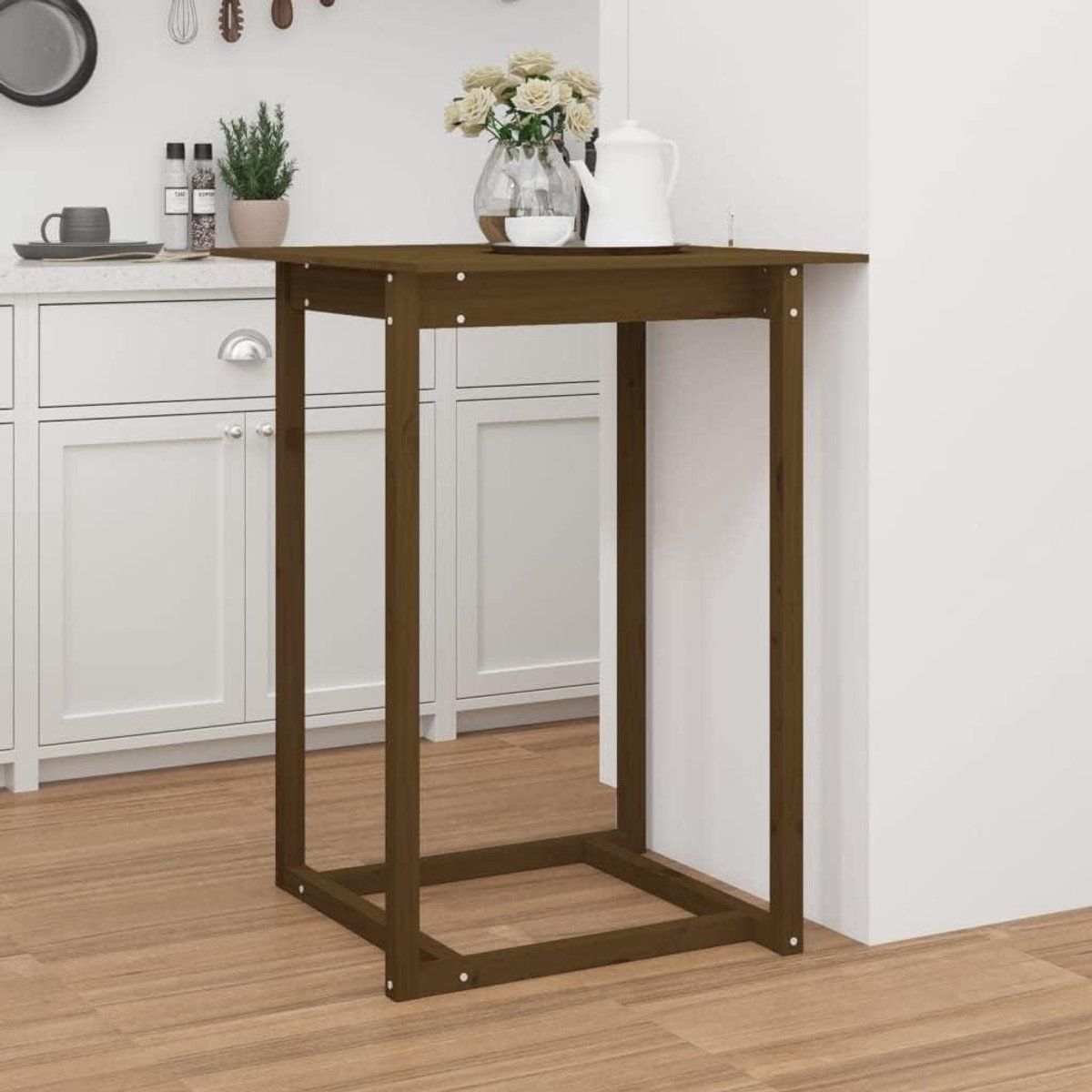 partytafel grenenhout bartafel houten tafel gezellig tafelen
