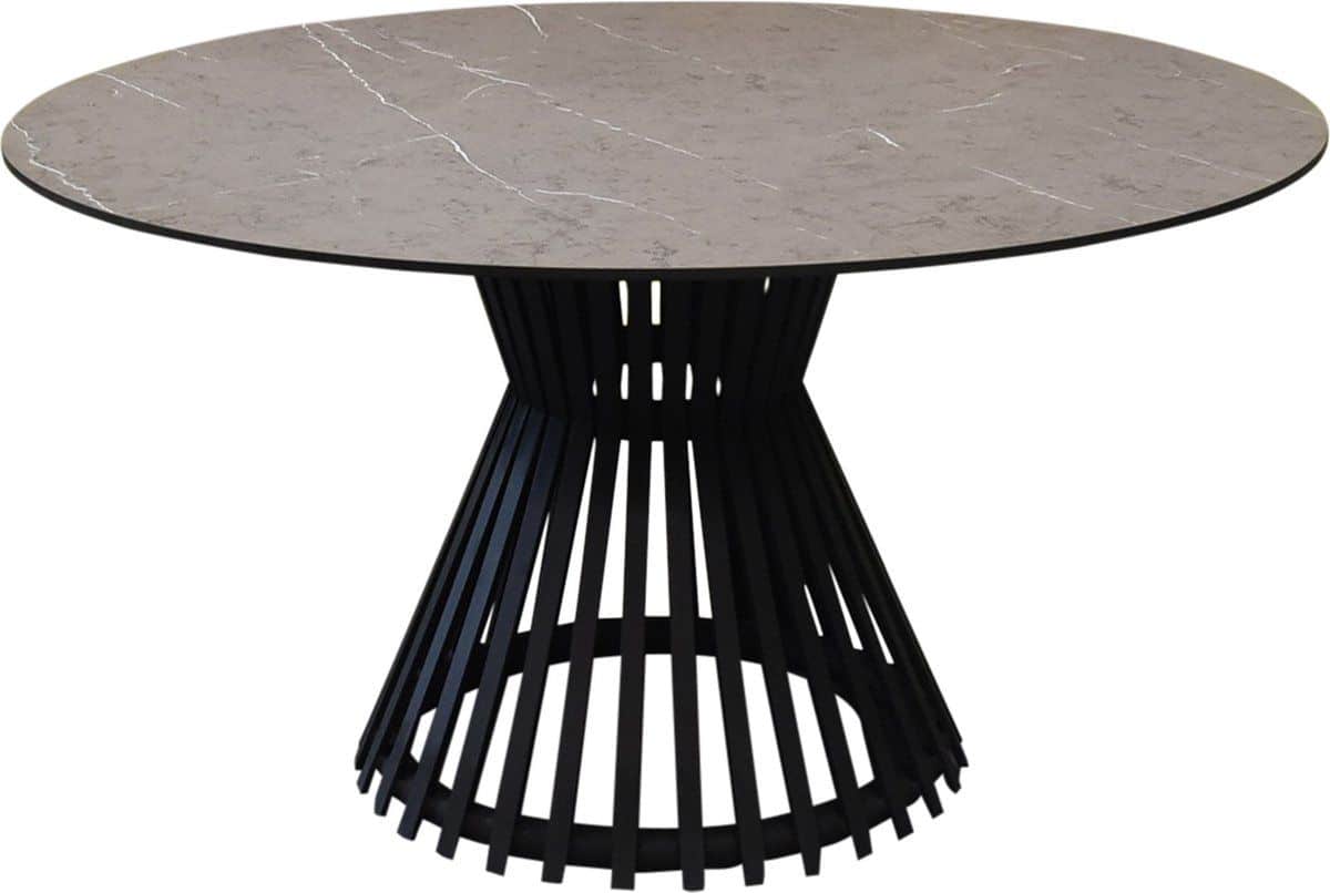 pasadena dining tuintafel 140xh75 keramisch antraciet