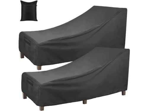 Patio chaise loungehoes waterdicht, zwaar belastbaar, 420D Oxford outdoor fauteuil