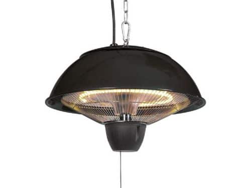 Perel Terrasverwarmer, 1500 W, halogeen, plafondmontage, met trekschakelaar
