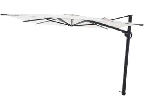 Perfect Shadow Eclipse zweefparasol 400x300 cm. Ultra - Antraciet/Soft Sand
