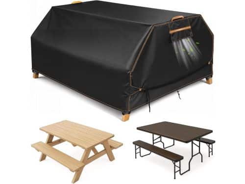 Picknickbank Tafelhoes - Buitenbankhoes - Bescherming Tuinmeubelen - Waterdicht 420D