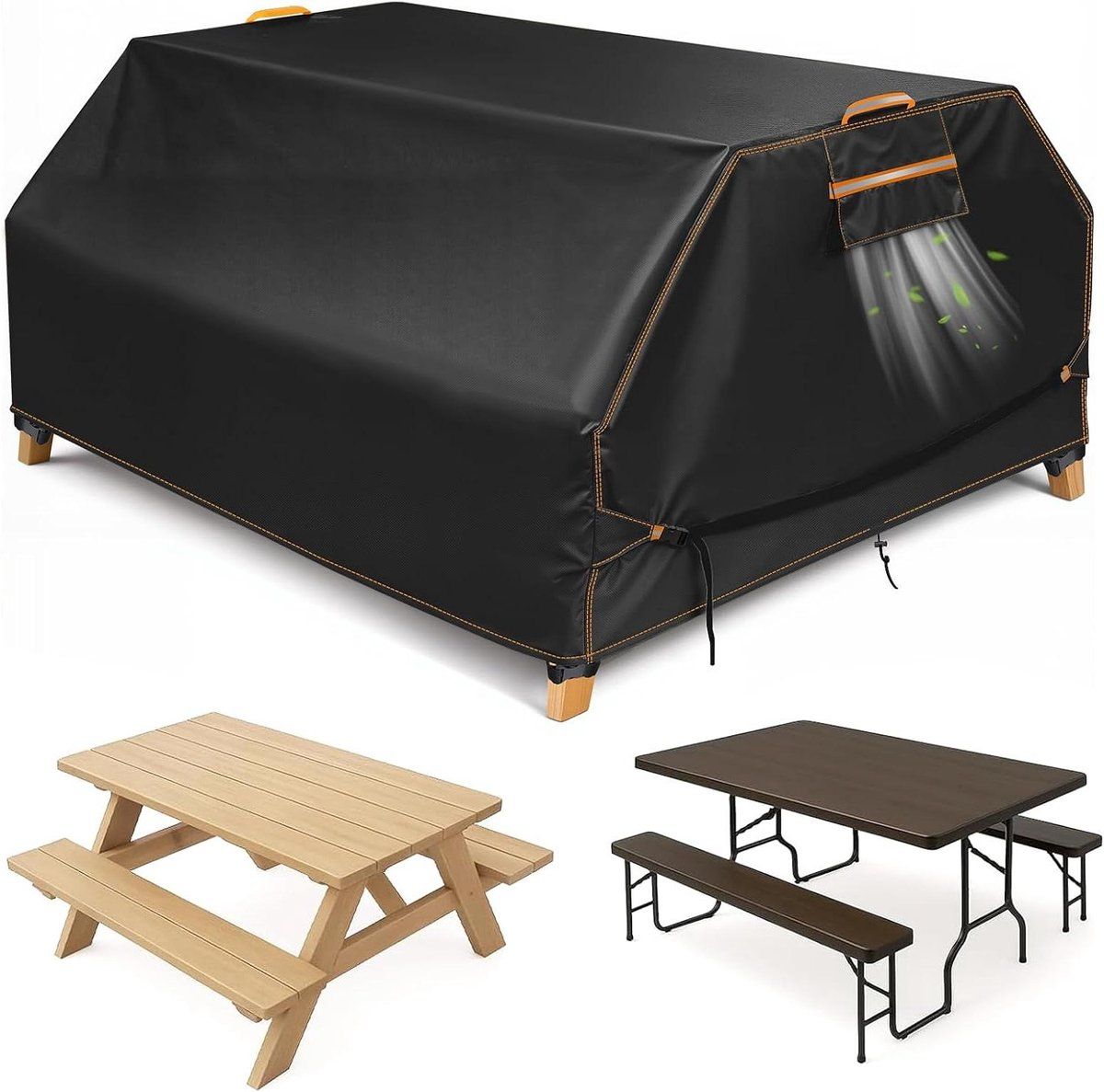 picknickbank tafelhoes buitenbankhoes bescherming tuinmeubelen waterdicht 420d