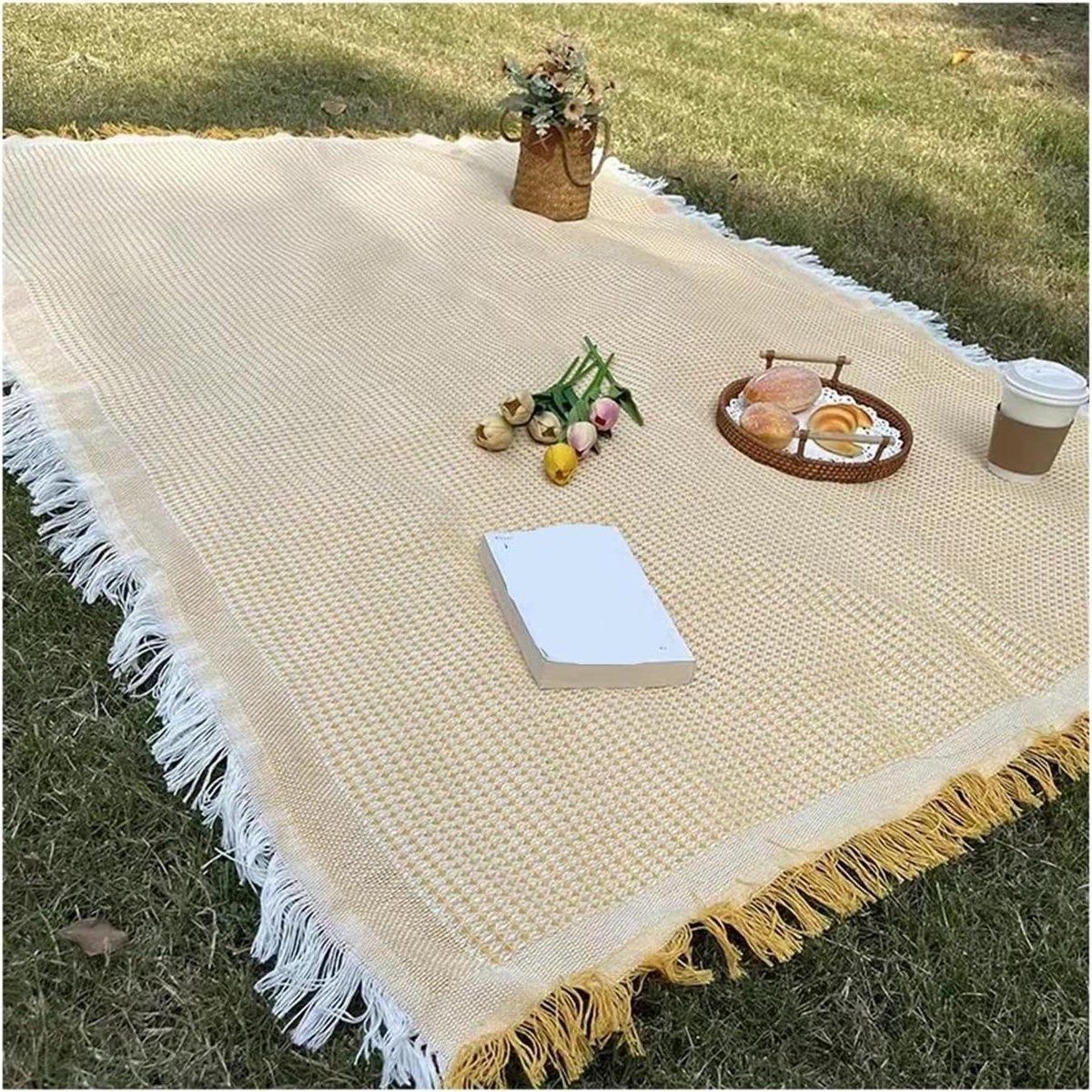 picknickdeken buitenkleed outdoor recreatie waterbestendige achterkant