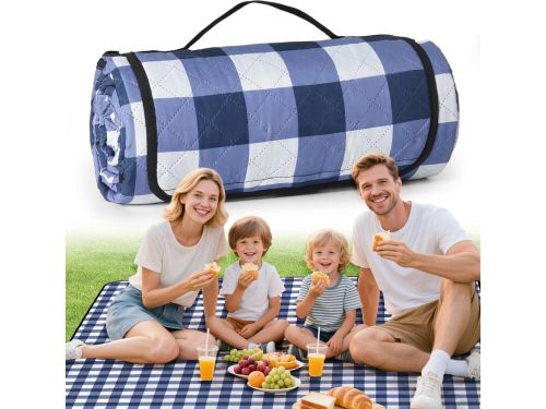 Picknickkleed 200 x 200 cm Waterdicht Zandafstotend Strandkleed Wasbaar Buitenkleed