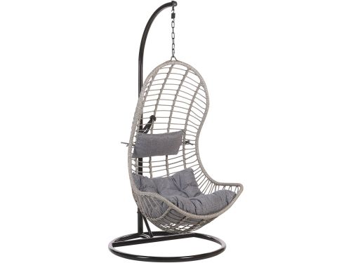 PINETO - Hangstoel - Lichtgrijs - 80 cm - PE