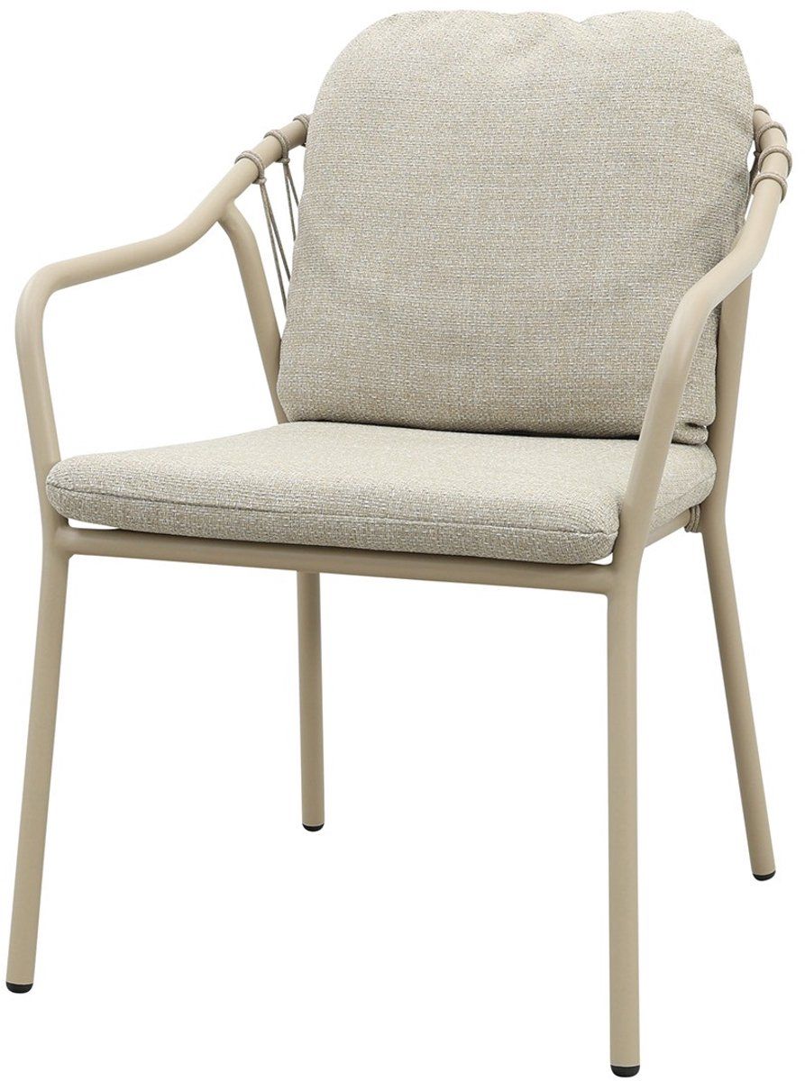 pisa rope dining tuinstoel latte