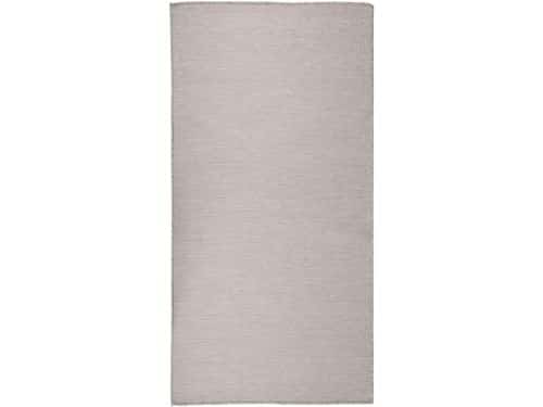 Platgeweven Buitenkleed 100x200 cm Taupe - Weerbestendig Terras- en Balkontapijt