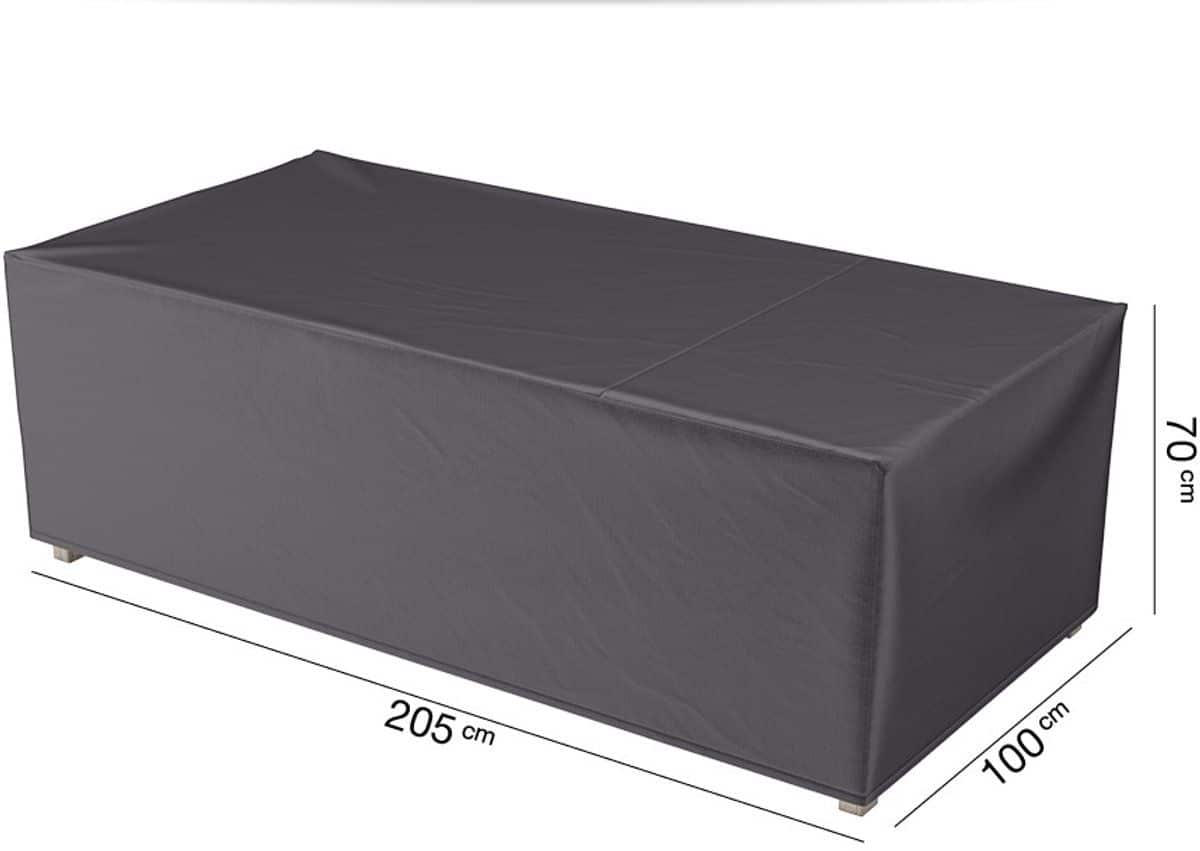 platinum aerocover loungebankhoes 205x100xh70cm ademend waterproof