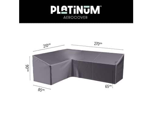 Platinum AeroCover - Loungebankhoes L-vorm - 270x210x85xH65/90cm Links - Ademend