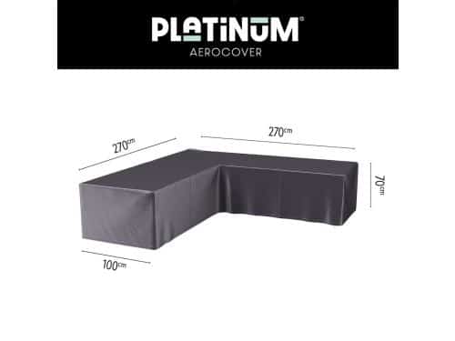 Platinum AeroCover - Loungebankhoes L-vorm - 270x270x100xH70cm - Ademend